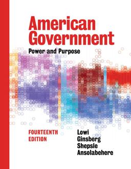 American Government Power and Purpose 14th 9780393283754 Front Cover