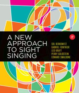A New Approach to Sight Singing:  9780393284911 Front Cover