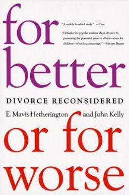 For Better or for Worse Divorce Reconsidered  9780393324136 Front Cover