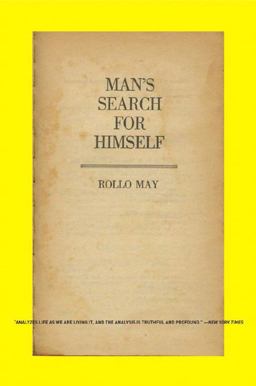 Mans Search for Himself  9780393333152 Front Cover