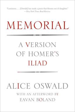 Memorial A Version of Homer's Iliad  9780393347272 Front Cover