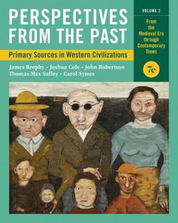 Perspectives from the Past: Primary Sources in Western Civilizations  9780393418729 Front Cover