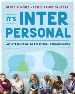 It's Interpersonal! A Guide to Relational Communication  9780393442090 Front Cover