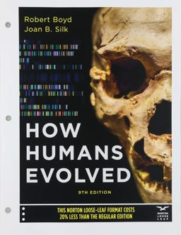 How Humans Evolved 9th 9780393533163 Front Cover