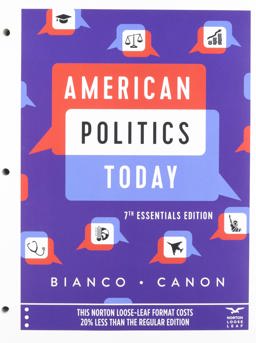 American Politics Today 7th 9780393539653 Front Cover