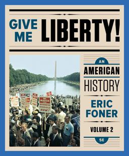 Give Me Liberty!: an American History 5e Full Volume 2 with Ebook and IQ 5th 9780393614138 Front Cover