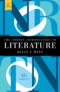 Cover art for The Norton Introduction to Literature with 2016 MLA Update, 12th Edition