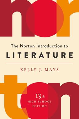 Cover art for The Norton Introduction to Literature, 13th High School Edition