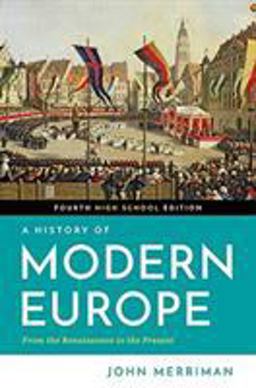 History of Modern Europe 4th 9780393689525 Front Cover