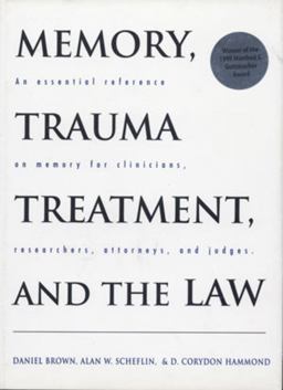 Memory, Trauma Treatment, and the Law  9780393702545 Front Cover