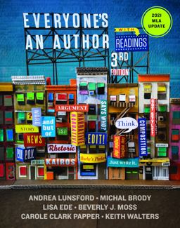 Everyone's an Author with Readings 2021 MLA Update 3rd 9780393885699 Front Cover