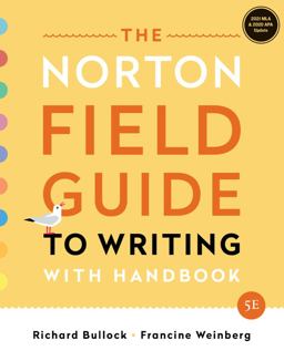 Norton Field Guide to Writing With Handbook, MLA 2021 and APA 2020 Update Edition 5th 9780393885736 Front Cover
