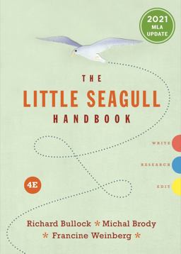 Little Seagull Handbook 2021 MLA Update 4th 9780393888959 Front Cover