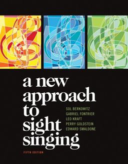 New Approach to Sight Singing 5th 9780393911503 Front Cover