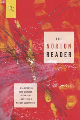 Norton Reader An Anthology of Nonfiction 13th 9780393912180 Front Cover