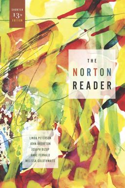 Norton Reader An Anthology of Nonfiction 13th 9780393912197 Front Cover