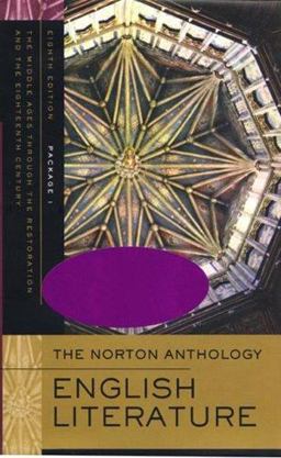 Norton Anthology of English Literature 8th 9780393928334 Front Cover