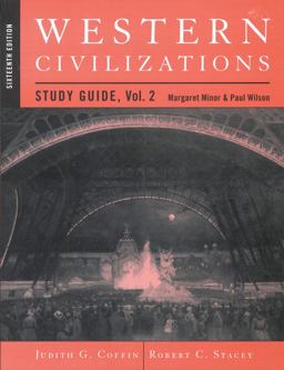 Western Civilisations 16E Volume 2 Study Guide
