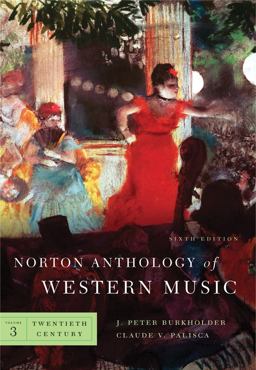 Norton Anthology of Western Music 6th 9780393932409 Front Cover