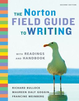 Norton Field Guide to Writing with Readings and Handbook 2nd 9780393933826 Front Cover
