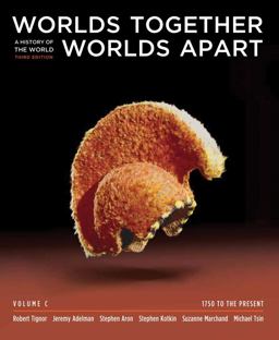 Worlds Together, Worlds Apart A History of the World - 1750 to the Present 3rd 9780393934977 Front Cover