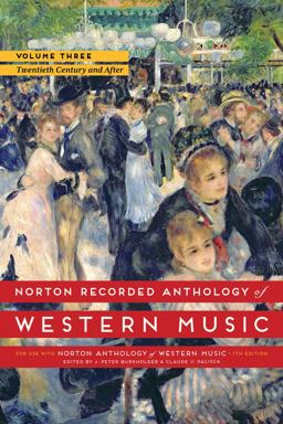 Norton Recorded Anthology of Western Music:  9780393936896 Front Cover