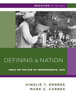 Defining a Nation India on the Eve of Independence 1945  9780393937282 Front Cover