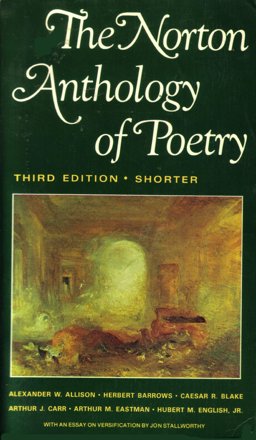Norton Anthology of Poetry 3rd 9780393952247 Front Cover