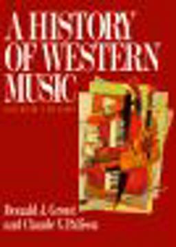 History of Western Music 4th 9780393956276 Front Cover