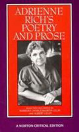 Adrienne Rich's Poetry and Prose 2nd 9780393961478 Front Cover