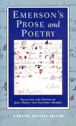 Emerson's Poetry and Prose  9780393967920 Front Cover