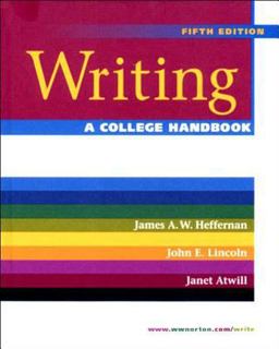 Writing A College Handbook 5th 9780393974263 Front Cover