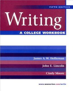 Writing A College Workbook 5th 9780393976519 Front Cover