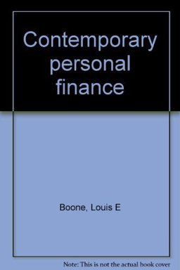 Contemporary Personal Finance Contemporary Personal Finance