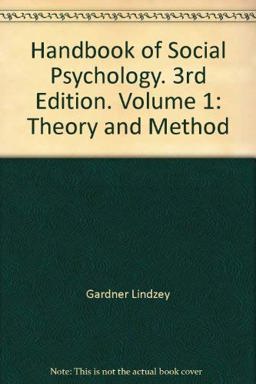 Handbook of Social Psychology