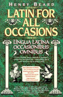 Latin for All Occasions  9780394586601 Front Cover