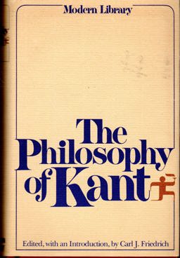 The Philosophy of Kant