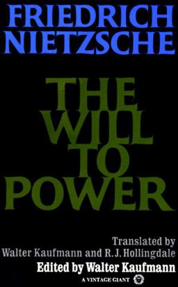 Will to Power  9780394704371 Front Cover