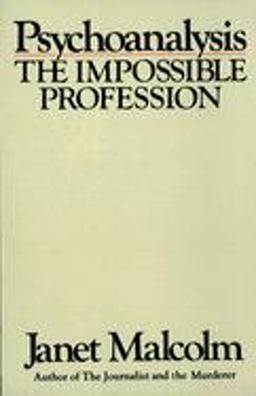 Psychoanalysis The Impossible Profession  9780394710341 Front Cover
