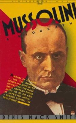 Mussolini A Biography  9780394716589 Front Cover
