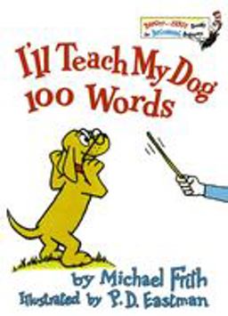 I'll Teach My Dog 100 Words  9780394826929 Front Cover