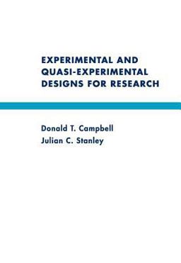 Experimental and Quasi-Experimental Designs for Research  9780395307878 Front Cover