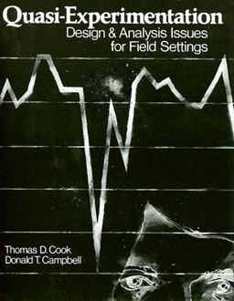 Quasi-Experimentation Design and Analysis Issues for Field Settings  9780395307908 Front Cover