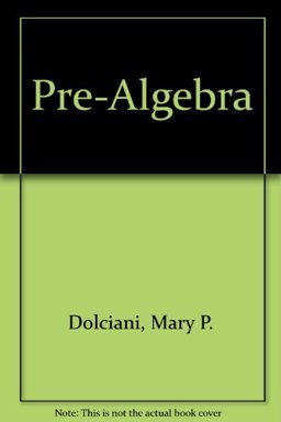 Pre-Algebra Pre-Algebra