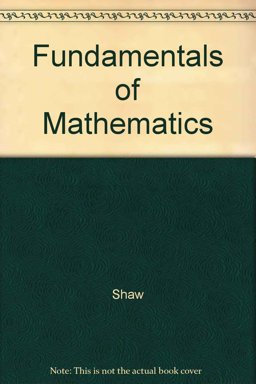 Fundamentals of Mathematics