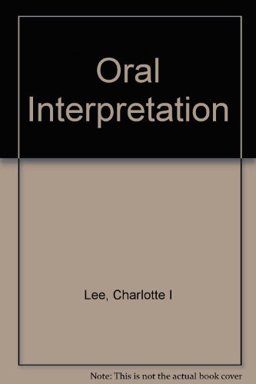 Oral Interpretations 7th 9780395424407 Front Cover
