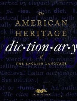 American Heritage Dictionary of the English Language 3rd 9780395448953 Front Cover