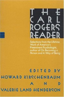 Carl Rogers Reader  9780395483572 Front Cover