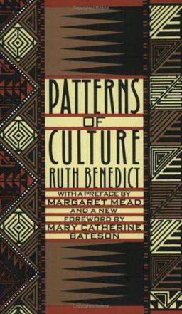 Patterns of Culture  9780395500880 Front Cover