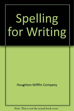 Spelling for Writing